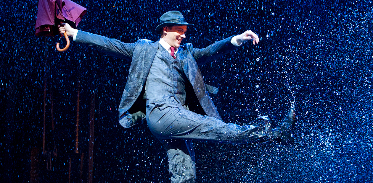 Adam Cooper in Singin' in the Rain. Photo: Tristram Kenton