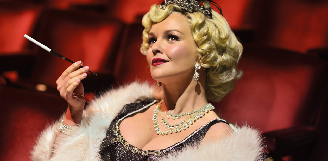 Jennifer Ellison in Singin' in the Rain. Photo: Hugo Glendinning