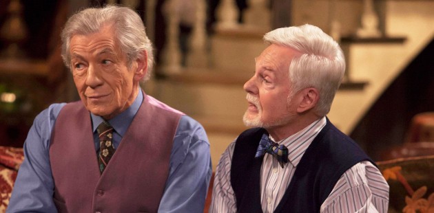 Ian McKellen and Derek Jacobi in Vicious. Photo: ITV/Brown Eyed Boy