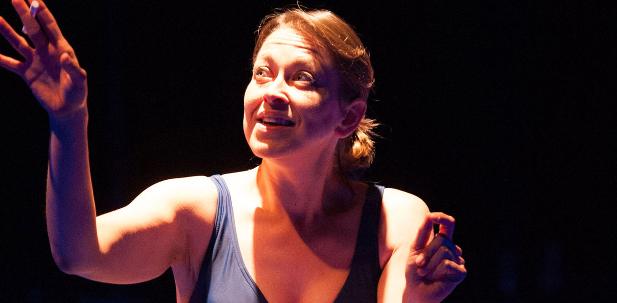 Nicola Walker in The Curious Incident of the Dog in the Night-Time, for which she won an Olivier award. Photo: Manuel Harlan.