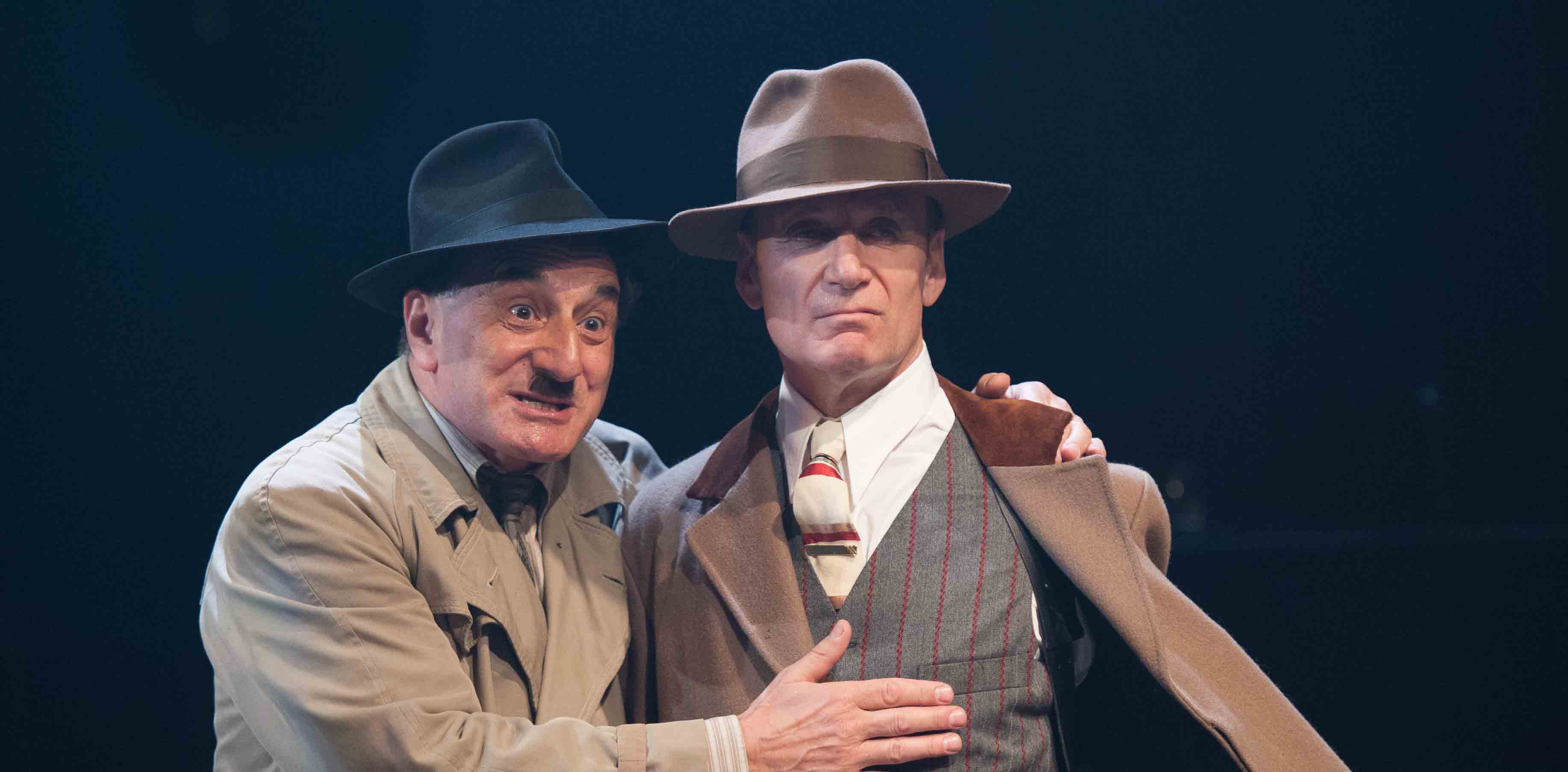 Henry Goodman and Michael Feast in The Resistable Rise of Arturo Ui. Photo: Manuel Harlan Henry Goodman and Michael Feast in The Resistable Rise of Arturo Ui. Photo: Manuel Harlan
