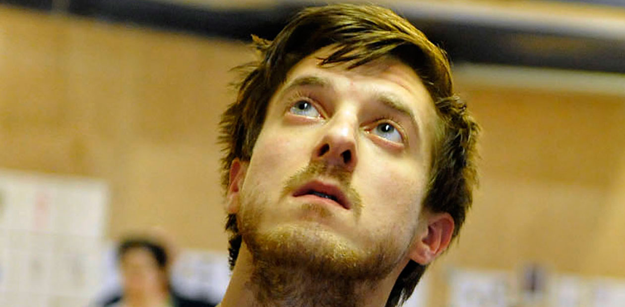 Arthur Darvill in rehearsals for Doctor Faustus.