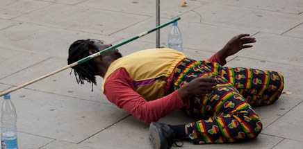 A limbo dancer. Photo: Rob P