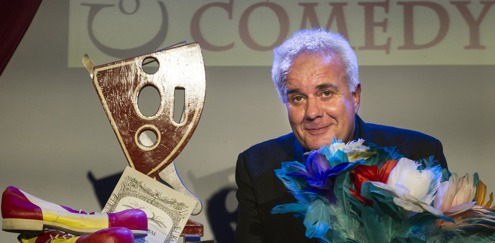 Martin Witts, artistic director of Leicester Square Theatre, who has created the Museum of Comedy in London. Photo: Steve Ullathorn