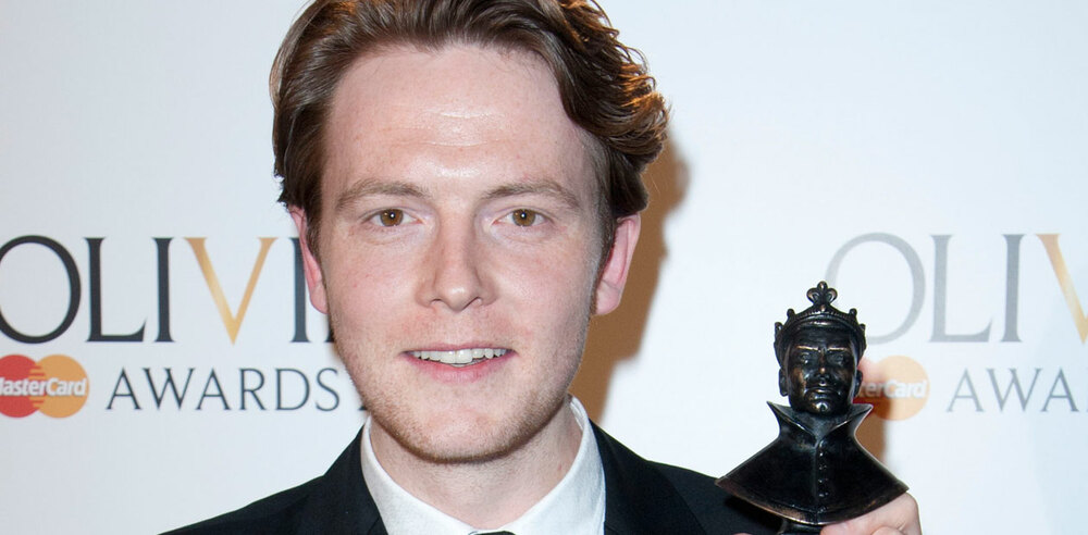 David Thaxton with his Olivier award in 2011. Photo: Dan Wooller.