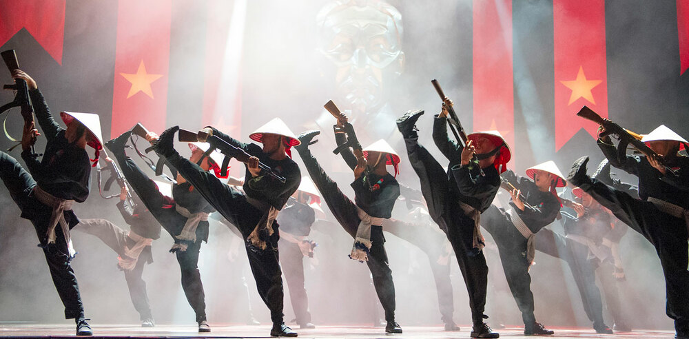 A scene from Miss Saigon at the Prince Edward Theatre, London. Photo: Tristram Kenton A scene from Miss Saigon at the Prince Edward Theatre, London. Photo: Tristram Kenton