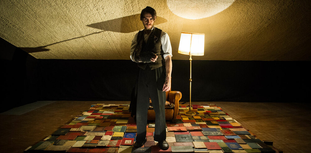 Harry Lloyd in the Print Room’s Notes From Underground. Photo: Mirco Cosimo Maglioca