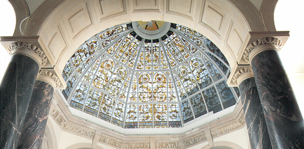 The domed roof of Battersea Arts Centre, which will be restored as part of larger redevelopment works.