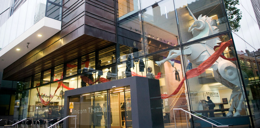 The Unicorn Theatre exterior. Photo: Team London Bridge