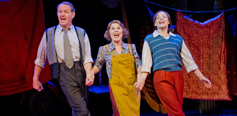 Kevin Whately, Imelda Staunton and Lara Pulver in Gypsy at Chichester Festival Theatre. Photo: Tristram Kenton