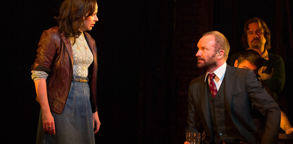 Sally Ann Triplett and Sting   in The Last Ship. Photo: Matthew Murphy