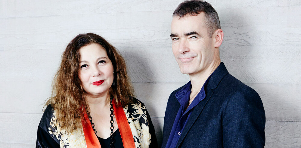 NT chief executive Tessa Ross with Rufus Norris, who has unveiled his first season as director of the venue.