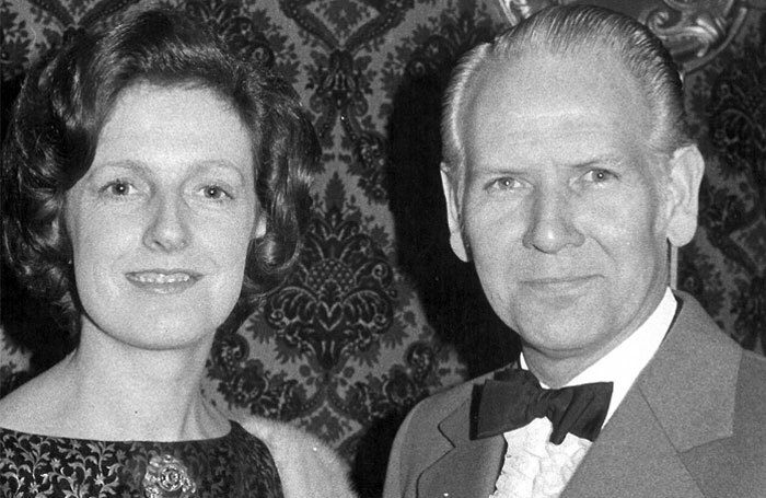 Gerald Sim with his wife Deirdre Benner in 1974 Gerald Sim with his wife Deirdre Benner in 1974