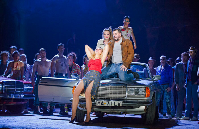 Justina Gringyte and Eric Cutler in Carmen, London Coliseum. Photo: Tristram Kenton