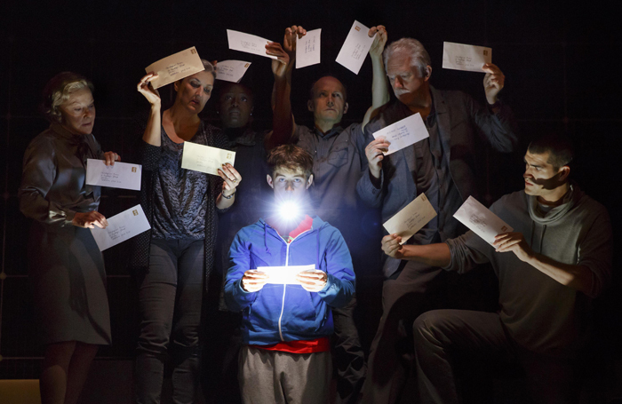 Alex Sharp in The Curious Incident of the Dog in the Night-Time. Photo: Joan Marcus