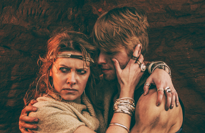 Sarah White and Ben Gilbert in Four of Swords' Jason and the Argonauts. Photo: Matt Austin Sarah White and Ben Gilbert in Four of Swords' Jason and the Argonauts. Photo: Matt Austin