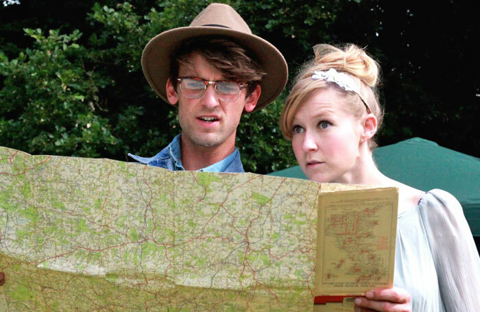 Alexander Piggins and Katie Arnstein in Twelfth Night. Photos: Martha Geelan