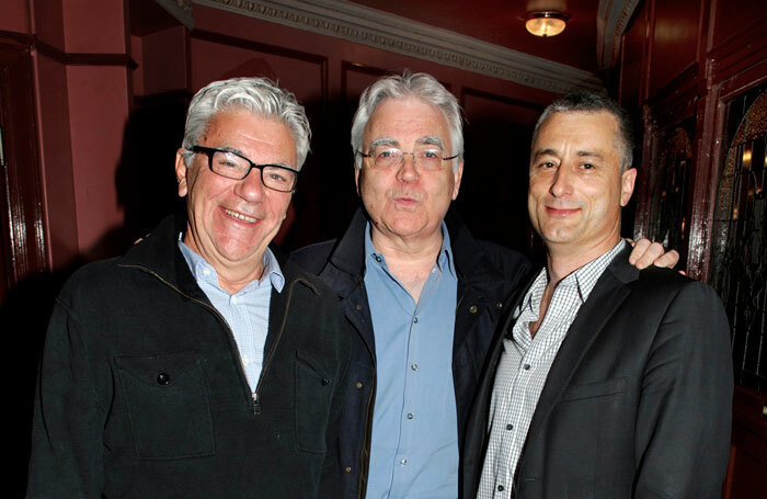 John Napier, left, with Bill Kenwright