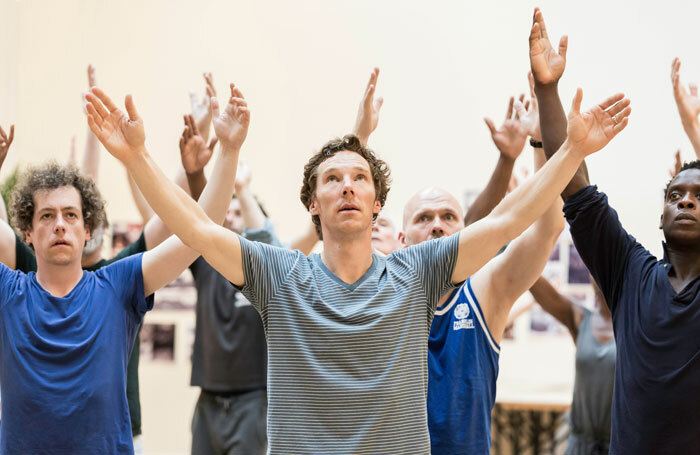 Benedict Cumberbatch in rehearsals for Hamlet at the Barbican. Photo: Johan Persson