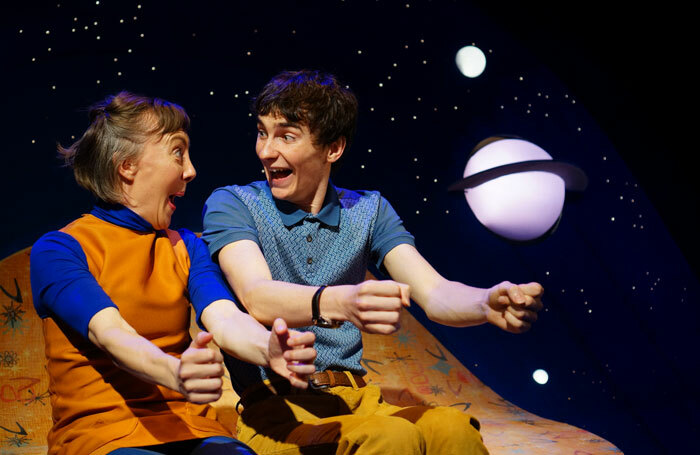 Lucy Tuck and Jordan Turner in Alfie White – Space Explorer, Pleasance Courtyard, Edinburgh