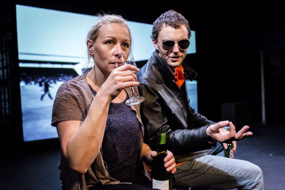 Danny Solomon and Holly Joyce in Consolation at the Bridewell Theatre