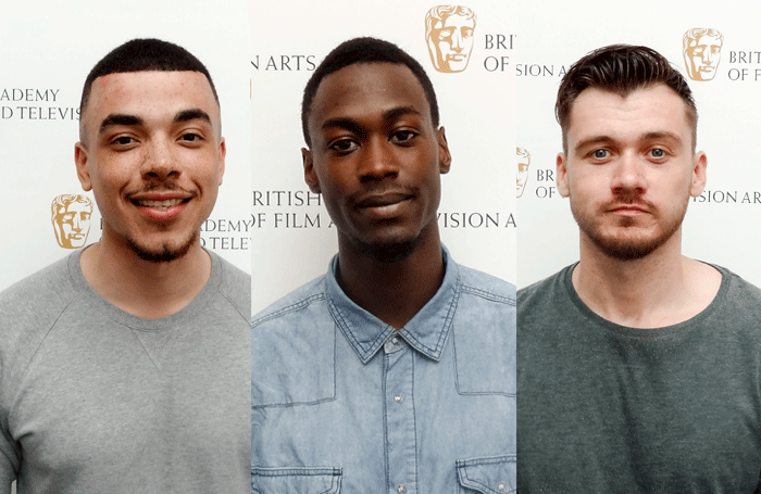 BAFTA Extend To Actors For First Time BAFTA Scholarship Winners Jurell Carter Jason Harris And Jonny Lavelle NO CREDIT Main 