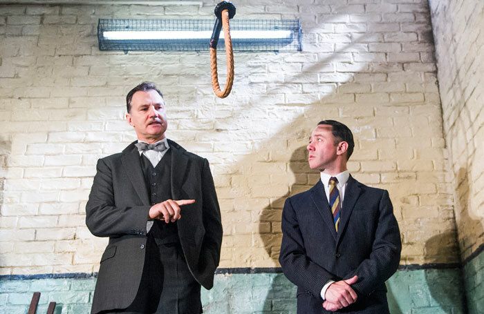 David Morrissey and Reece Shearsmith  in Hangmen. Photo: Tristram Kenton