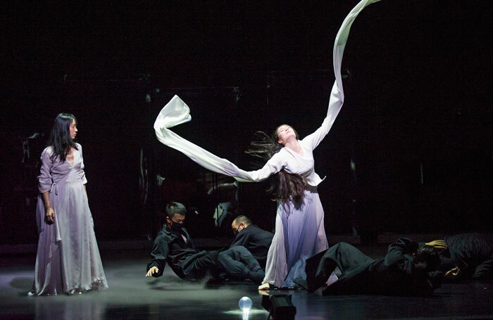 Wang Qing and Yabin Wang in Genesis at Sadler's Wells. Photo: Tristram Kenton