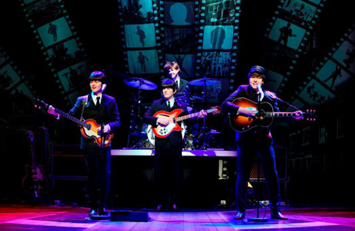 Emanuele Angeletti, Stephen Hill, Luke Roberts and Reuven Gershon in Let It Be. Photo: Paul Coltas