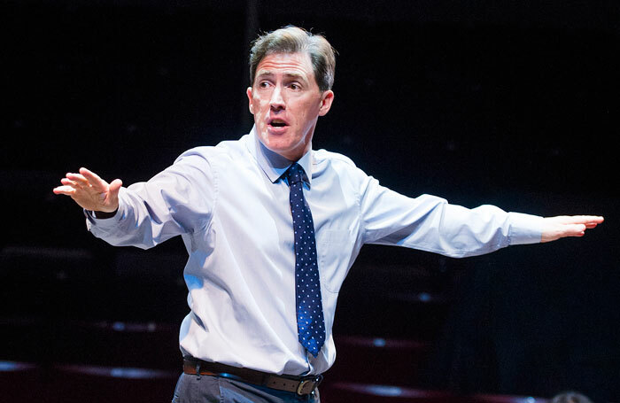 Rob Brydon in Future Conditional at the Old Vic. Photo: Tristram Kenton