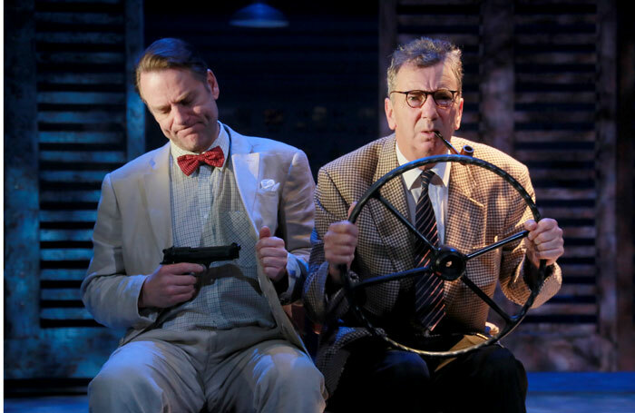 Andrew Loudon and Roger Delves-Broughton in Our Man in Havana at the Pitlochry Festival Theatre. Photo: Douglas McBride