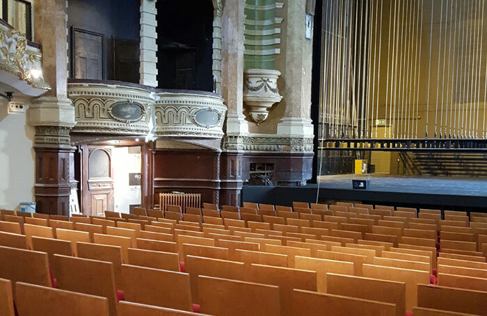 The refurbished auditorium in Portsmouth's New Theatre Royal