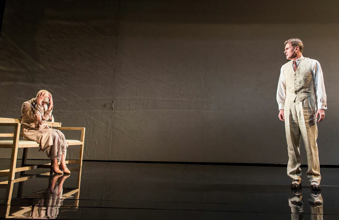 Olivia Williams and Charles Edwards in Waste at the National Theatre. Photo: Johan Persson