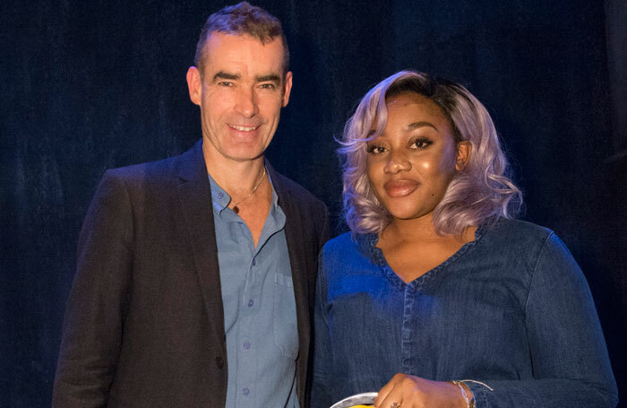 Theresa Ikoko with National Theatre director Rufus Norris. Photo: Richard Hubert Smith Theresa Ikoko with National Theatre director Rufus Norris. Photo: Richard Hubert Smith