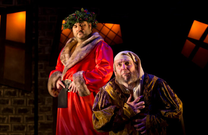 Darren Lake and Derek Frood in A Christmas Carol at Exeter's Northcutt Theatre. Photo: Farrows Creative Darren Lake and Derek Frood in A Christmas Carol at Exeter's Northcutt Theatre. Photo: Farrows Creative