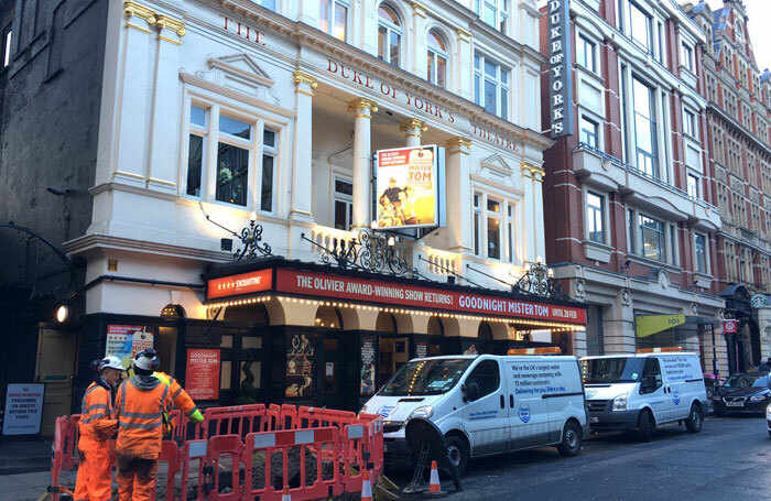 Shows cancelled at Duke of York's after flooding