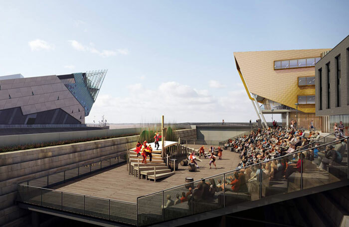Artists impression of Stage @TheDock