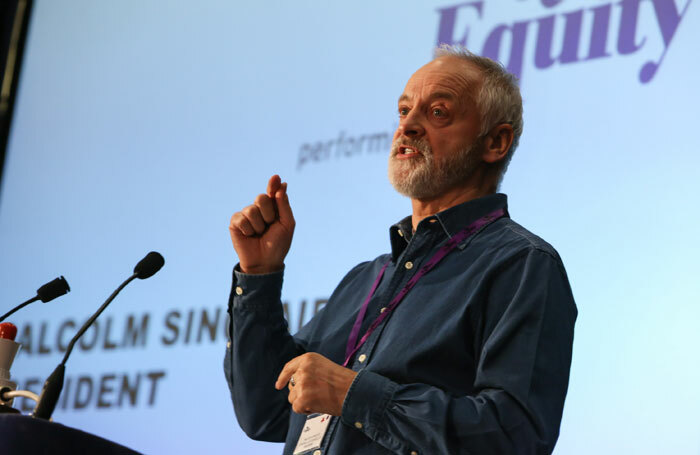 Equity president Malcolm Sinclair. Photo: Phil Adams