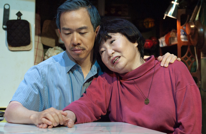 Norman Yap and Cheryl Hamada in Chimerica. Photo: Lara Goetsch _1A853