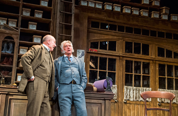 Martin Shaw in Hobson's Choice at Vaudeville Theatre, London Martin Shaw in Hobson's Choice at Vaudeville Theatre, London