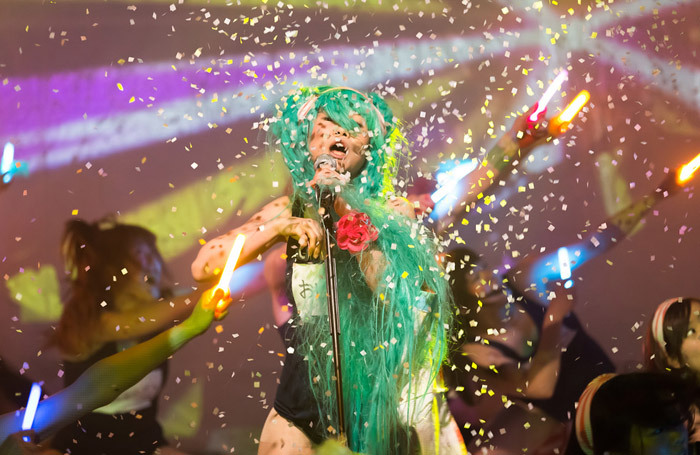 Miss Revolutionary Idol Berserker at the Barbican Centre, London. Photo: Cyclone