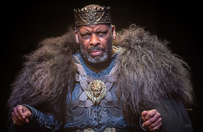 Don Warrington as King Lear at Manchester's Royal Exchange. Photo: Jonathan Keenan