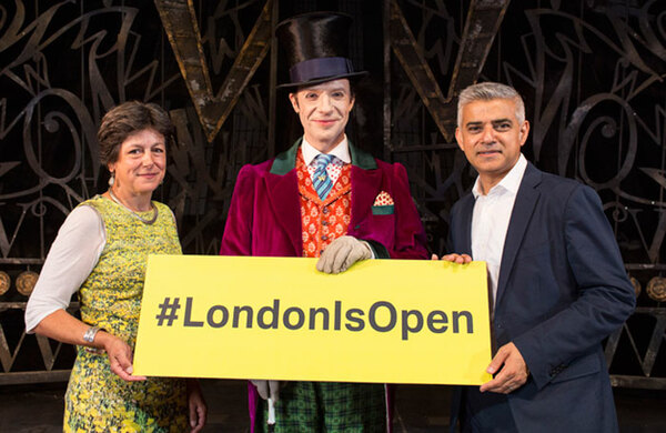 West End cast members back Sadiq Khan&rsquo;s #LondonIsOpen campaign