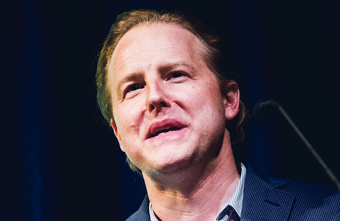 Samuel West speaking at Theatre 2016. Photo: Alex Brenner