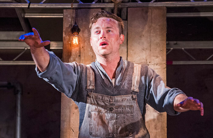 Ashley Robinson in Floyd Collins at Wilton's Music Hall, London. Photo: Tristram Kenton Ashley Robinson in Floyd Collins at Wilton's Music Hall, London. Photo: Tristram Kenton