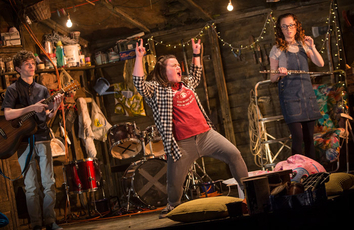 A scene from Broken Biscuits, a mid-scale Paines Plough/Live Theatre production, which is currently touring the UK