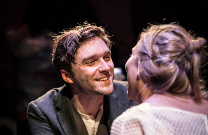 Ben Clifford and Lauren Hurwood in The Worst Was This at the Hope Theatre, London. Photo: Andy Field