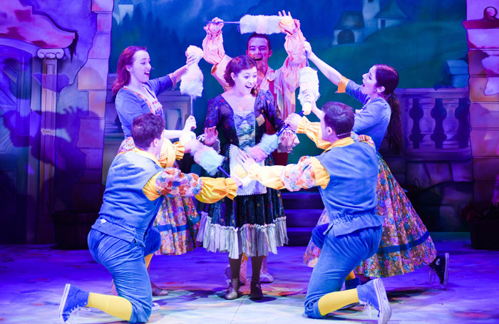 The cast of Cinderella at Corn Exchange, Newbury. Photo: Alex Harvey-Brown