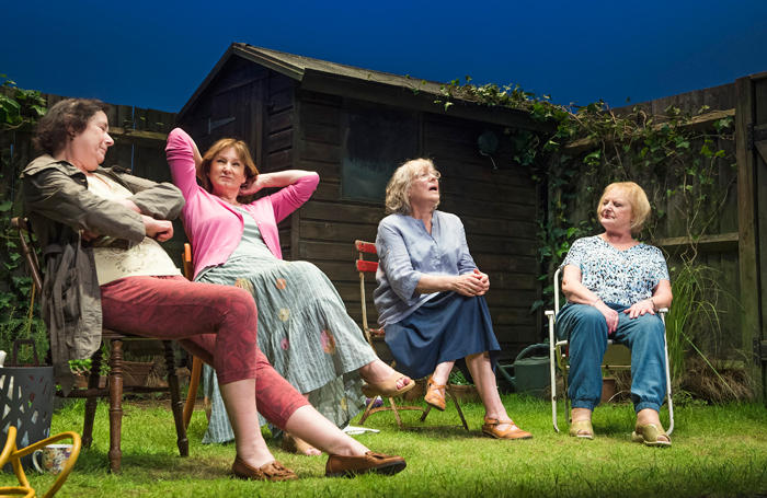 Escaped Alone at London's Royal Court &ndash; Bechdel Theatre aims to create work using women's conversations that are not solely about men. Photo: Tristram Kenton