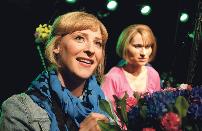 Rosalie Craig and Kate Fleetwood in London Road. Photo: Tristram Kenton